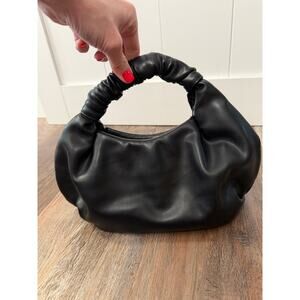 The Drop Women's Addison Soft Volume Top-Handle Bag Small BLACK EUC